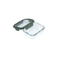 LUNCH BOX CLICK&amp;SEAL 370ml 14.5x10.5x4.7cm OLIVE