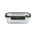 LUNCH BOX CLICK&amp;SEAL 1510ml 22.1x16.5x6.6cm OLIVE