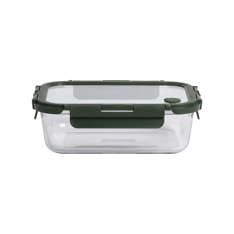 LUNCH BOX CLICK&amp;SEAL 1510ml 22.1x16.5x6.6cm OLIVE