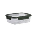 LUNCH BOX CLICK&amp;SEAL 1510ml 22.1x16.5x6.6cm OLIVE
