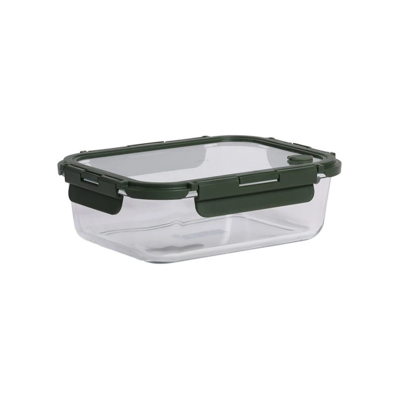 LUNCH BOX CLICK&amp;SEAL 1510ml 22.1x16.5x6.6cm OLIVE