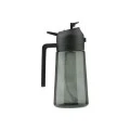 OIL GLASS DISPENSER WITH POURING SPOUT AND MIST 400ML GREY
