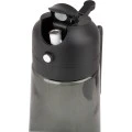 OIL GLASS DISPENSER WITH POURING SPOUT AND MIST 400ML GREY