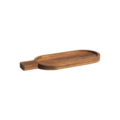 SERVING PLATE ALLURE 33.5x13x2cm OVAL WITH HANDLE
