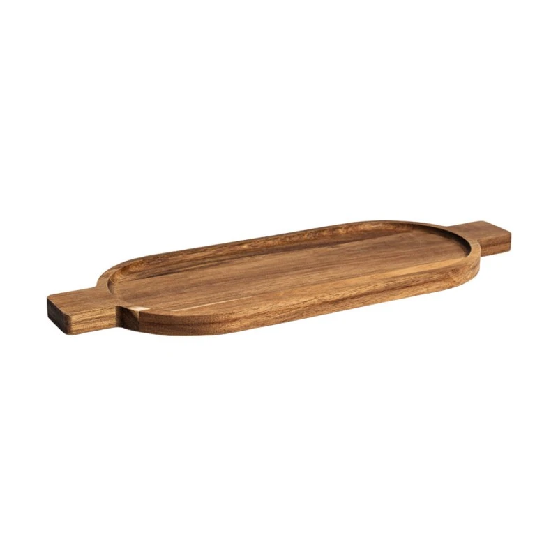 SERVING PLATE ALLURE 49x18x2cm OVAL WITH HANDLES