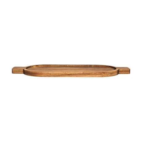 SERVING PLATE ALLURE 49x18x2cm OVAL WITH HANDLES