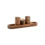 TRAY SET ALLURE WITH SALT/PEPER/TOOTHPICKS CONTAINERS