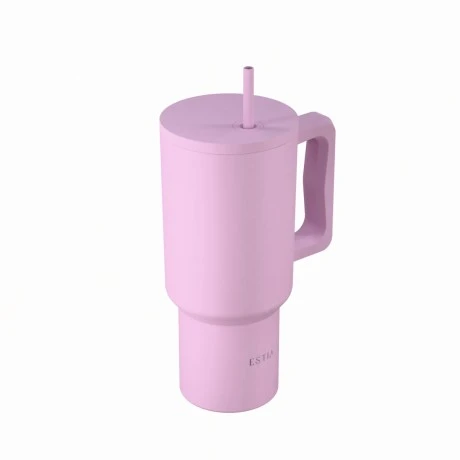 INSULATED STRAW TUMBLER XL SAVE THE AEGEAN 900ml LAVENDER