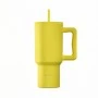 ESTIA ΘΕΡΜΟΣ STRAW TUMBLER XL SAVE THE AEGEAN 900ml SUNBEAM
