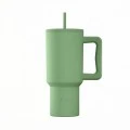 INSULATED STRAW TUMBLER XL SAVE THE AEGEAN 900ml PINE