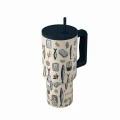 INSULATED STRAW TUMBLER XL SAVE THE AEGEAN 900ml SALT LIFE