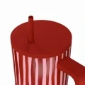 INSULATED STRAW TUMBLER XL SAVE THE AEGEAN 900ml VIVA STRIPE