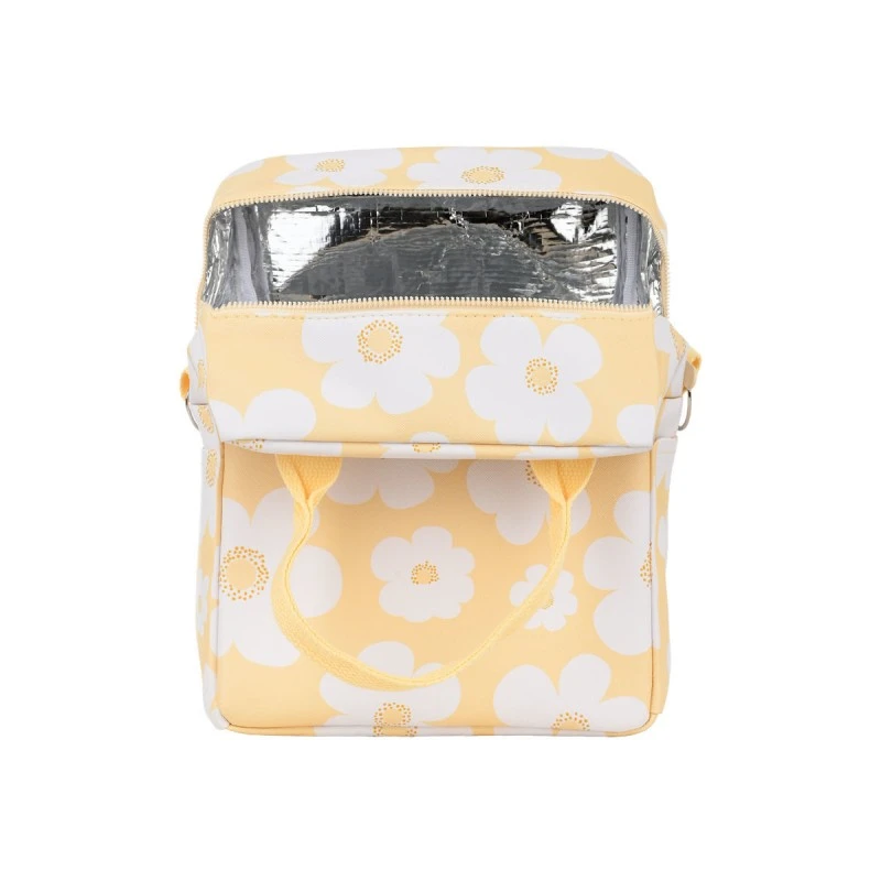 LUNCH BAG SAVE THE AEGEAN INSULATED 7lt YELLOW DAISY