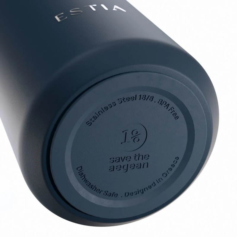INSULATED FLOW SAVE THE AEGEAN 500ml INDIGO