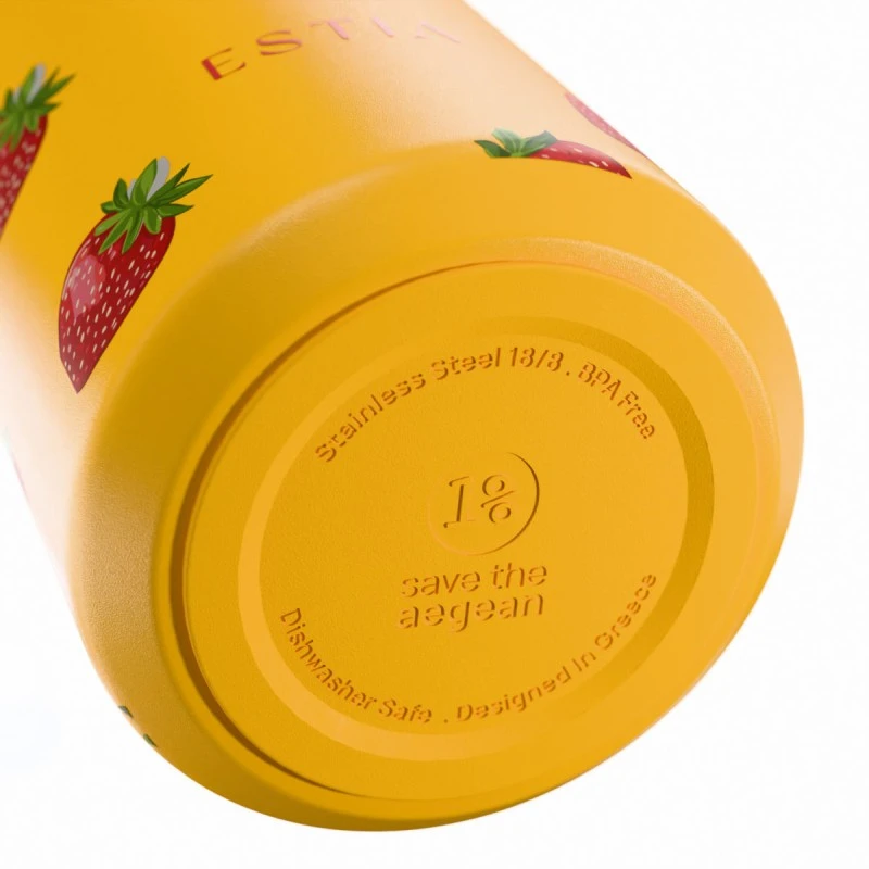 INSULATED FLOW SAVE THE AEGEAN 500ml BERRY BRIGHT