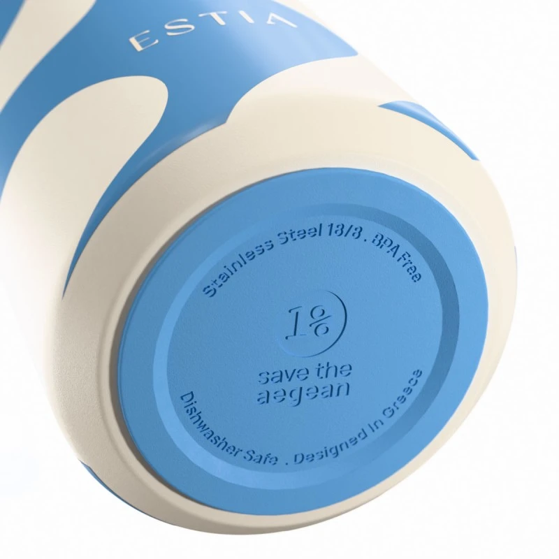 INSULATED FLOW SAVE THE AEGEAN 500ml OCEAN WAVES