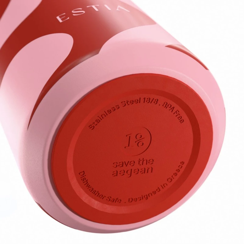 INSULATED FLOW SAVE THE AEGEAN 500ml CORAL WAVES