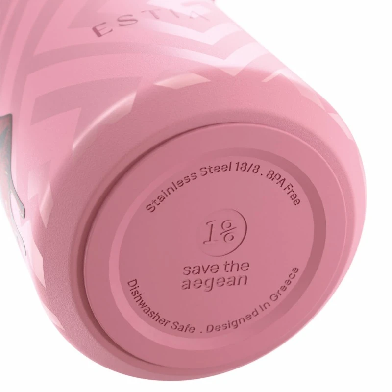 INSULATED PULSE SAVE THE AEGEAN 500ml BLUSH POP