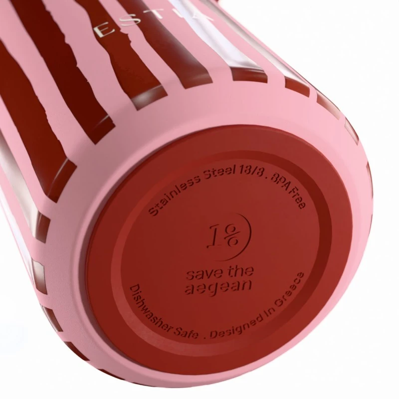 INSULATED PULSE SAVE THE AEGEAN 500ml VIVA STRIPE
