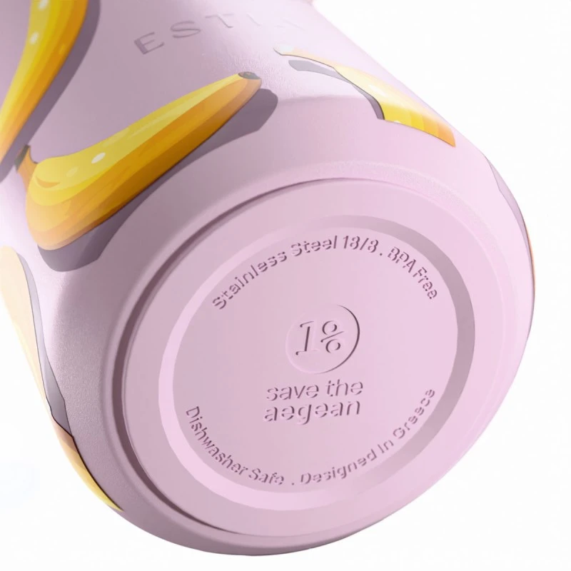 INSULATED PULSE SAVE THE AEGEAN 500ml BANANA MOOD