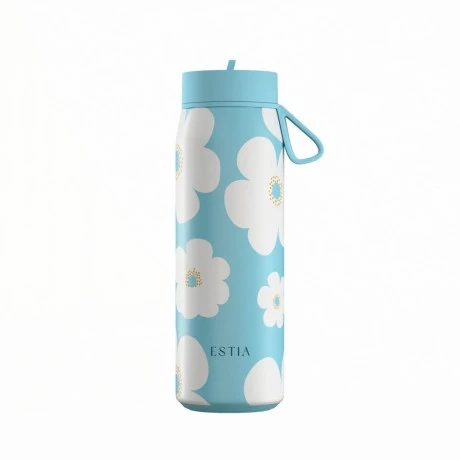INSULATED PULSE SAVE THE AEGEAN 500ml BLUE DAISY