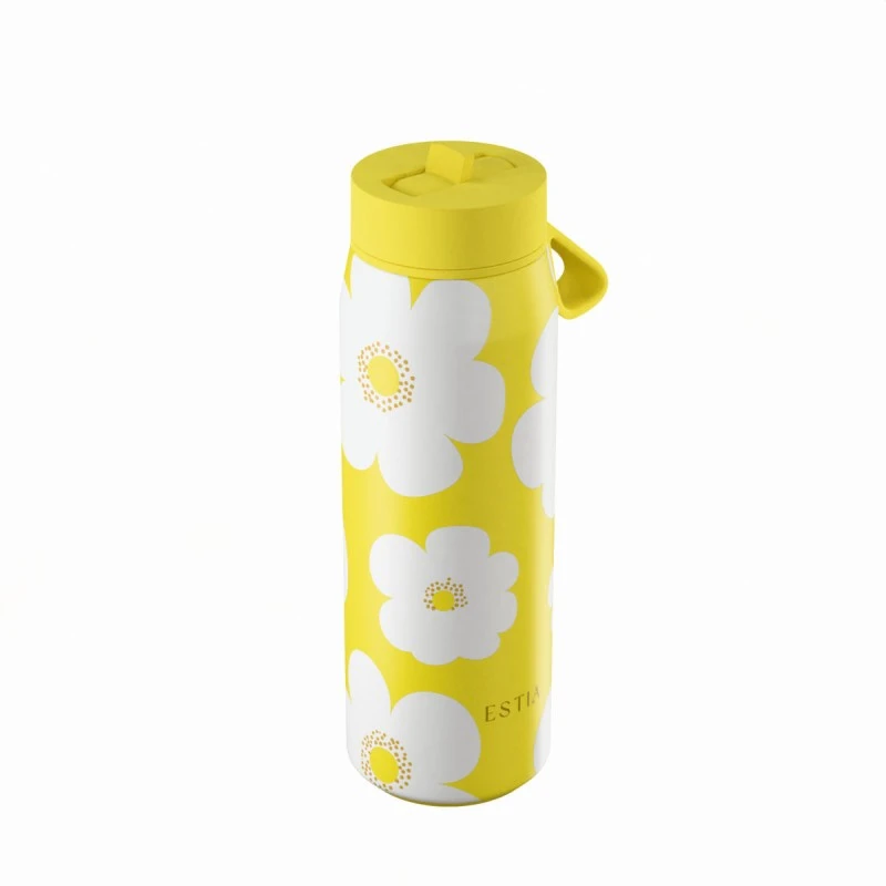INSULATED PULSE SAVE THE AEGEAN 500ml YELLOW DAISY