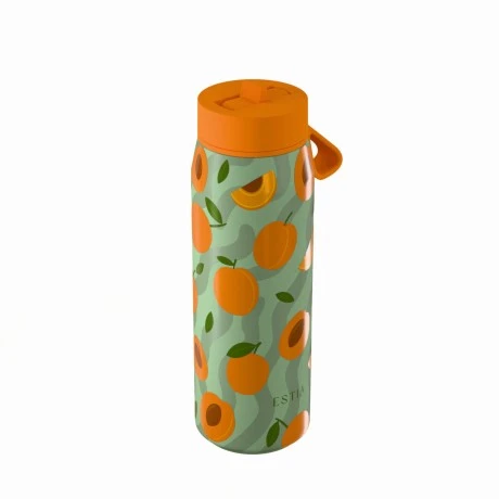 INSULATED PULSE SAVE THE AEGEAN 500ml PEACH GARDEN