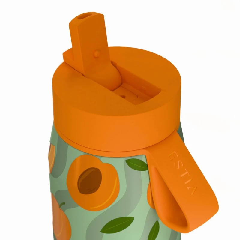 INSULATED PULSE SAVE THE AEGEAN 500ml PEACH GARDEN