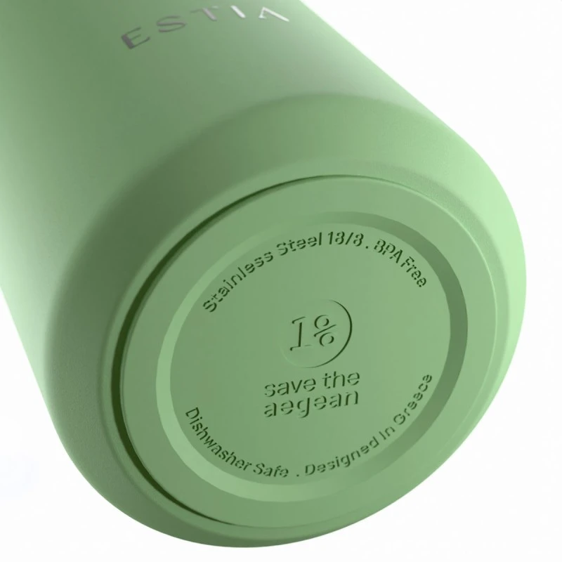 INSULATED LENS SAVE THE AEGEAN 500ml PINE