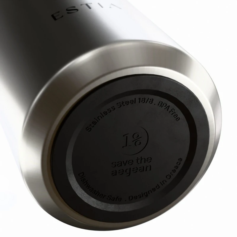 INSULATED LENS SAVE THE AEGEAN 360ml BRUSHED