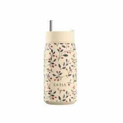 ESTIA ΘΕΡΜΟΣ LENS SAVE THE AEGEAN 360ml BLOOM BEIGE ESTIA ΘΕΡΜΟΣ LENS SAVE THE AEGEAN 360ml BLOOM BEIGE