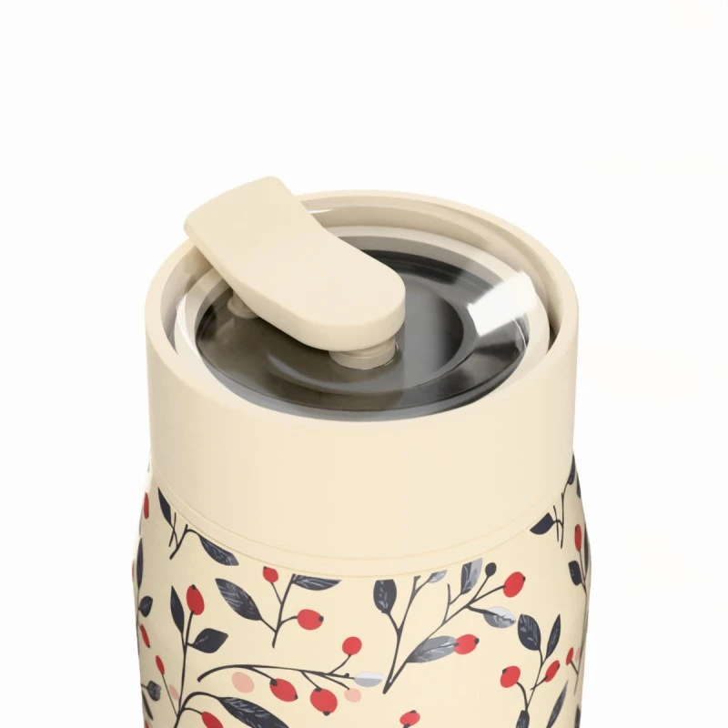 ESTIA ΘΕΡΜΟΣ LENS SAVE THE AEGEAN 360ml BLOOM BEIGE