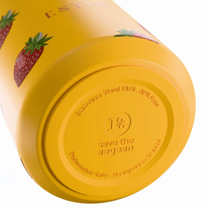 INSULATED LENS SAVE THE AEGEAN 360ml BERRY BRIGHT