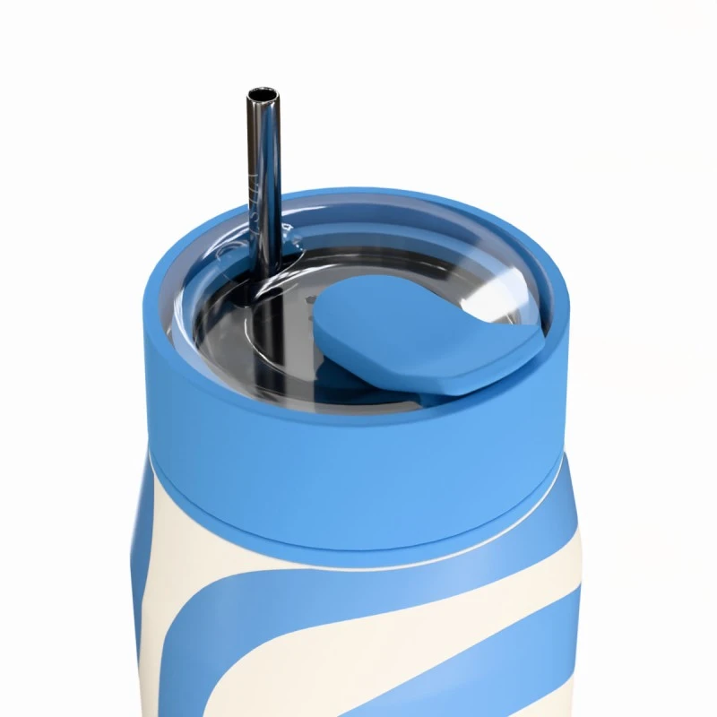 INSULATED LENS SAVE THE AEGEAN 360ml OCEAN WAVES
