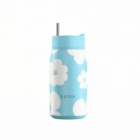 INSULATED LENS SAVE THE AEGEAN 360ml BLUE DAISY
