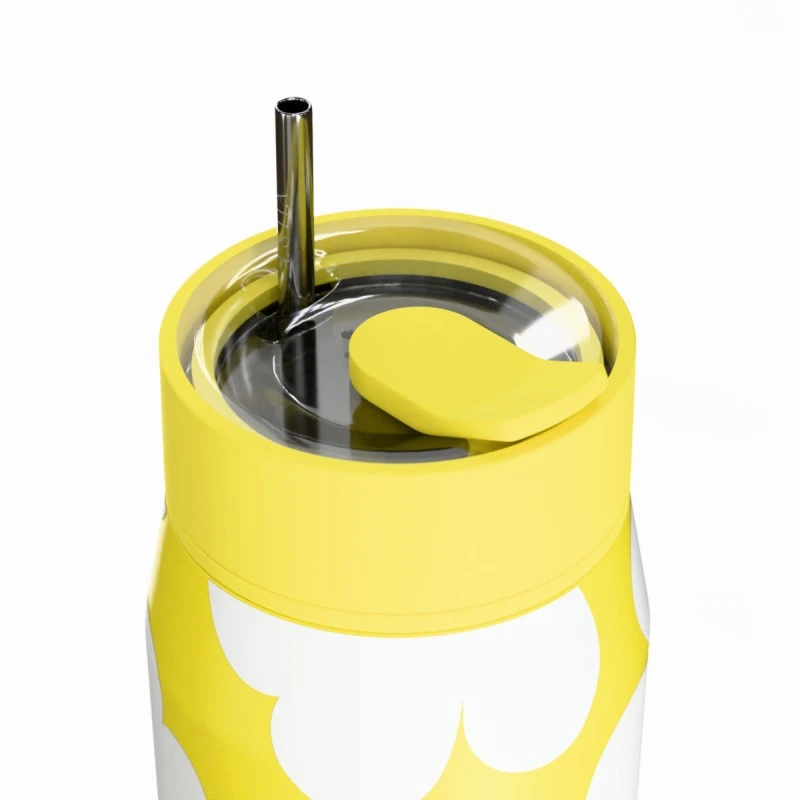 INSULATED LENS SAVE THE AEGEAN 360ml YELLOW DAISY