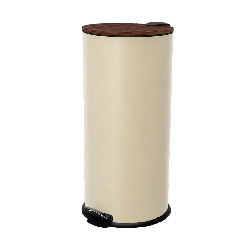 KITCHEN TRASH CAN ALLURE 30lt MATTE IVORY