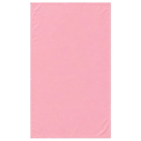 BEACH TOWEL MICROFIBER WITH POUCH ROSE