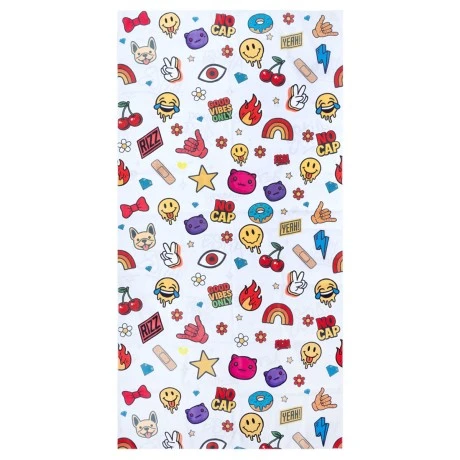 BEACH TOWEL MICROFIBER WITH POUCH URBAN VIBES