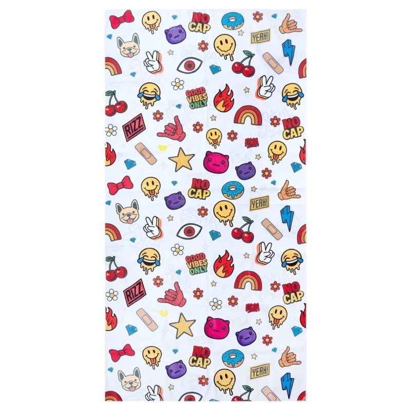 BEACH TOWEL MICROFIBER WITH POUCH URBAN VIBES