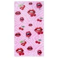 ESTIA ΠΕΤΣΕΤΑ ΘΑΛΑΣΣΗΣ MICROFIBER ΜΕ ΤΣΑΝΤΑΚΙ CHERRY ROSE