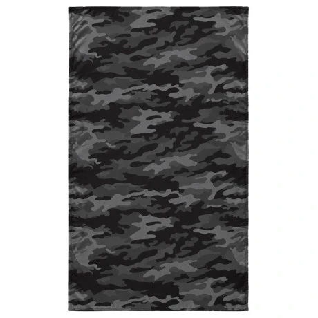 BEACH TOWEL MICROFIBER WITH POUCH DARK CAMO