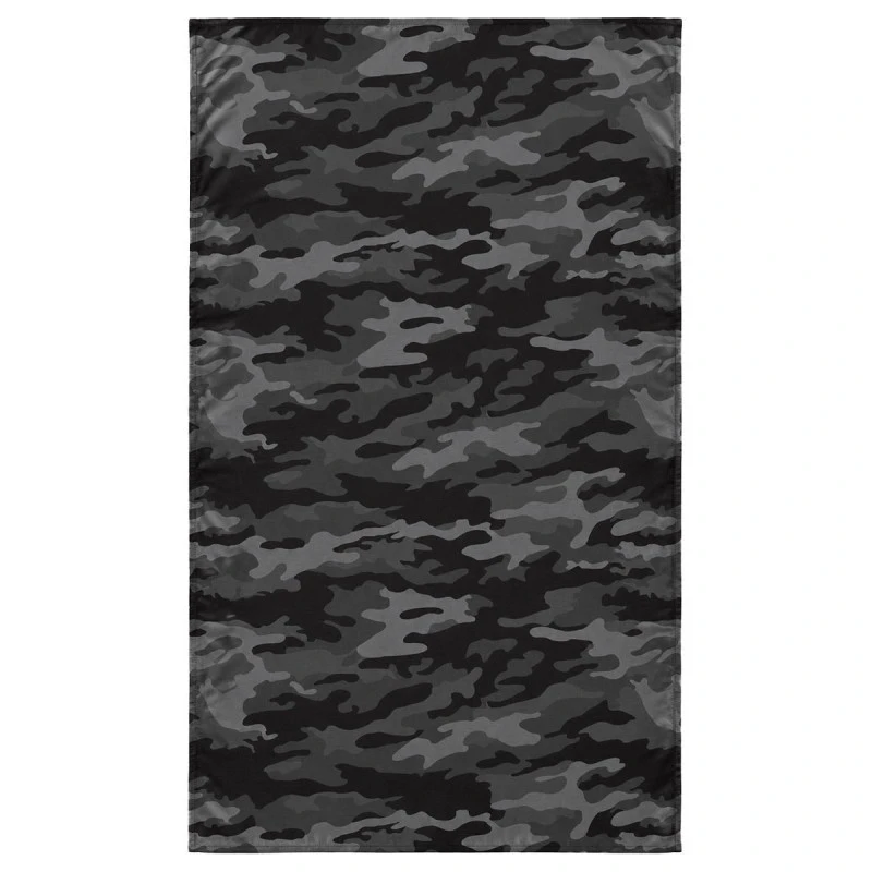 BEACH TOWEL MICROFIBER WITH POUCH DARK CAMO