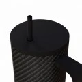ESTIA ΘΕΡΜΟΣ STRAW TUMBLER XL SAVE THE AEGEAN 900ml CARBON FIBRE