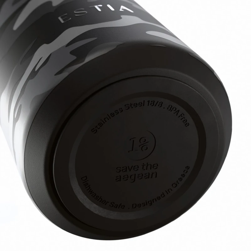 INSULATED FLOW SAVE THE AEGEAN 500ml DARK CAMO
