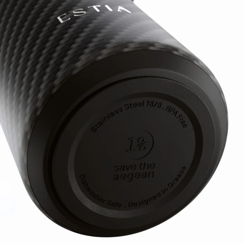 INSULATED PULSE SAVE THE AEGEAN 500ml CARBON FIBRE