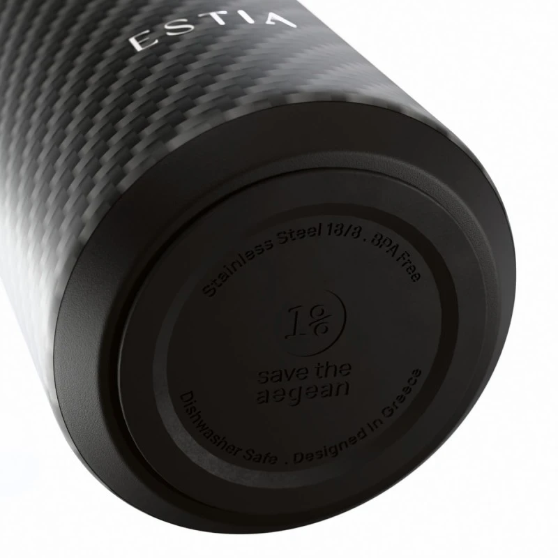 ESTIA ΘΕΡΜΟΣ FLOW  SAVE THE AEGEAN 500ml CARBON FIBRE