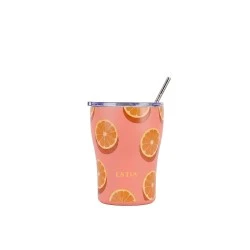 INSULATED COFFEE MUG SAVE THE AEGEAN 350ml ORANGE POP INSULATED COFFEE MUG SAVE THE AEGEAN 350ml ORANGE POP