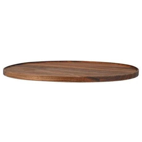 LAZY SUSAN WOODEN TRAY 39x1.5cm