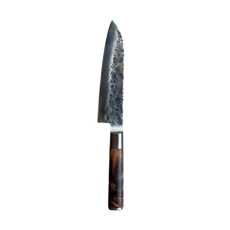 ESTIA ΜΑΧΑΙΡΙ SANTOKU ΣΦΥΡΗΛΑΤΟ ΧΕΙΡΟΠΟΙΗΤΟ KYOTO 17,78cm
